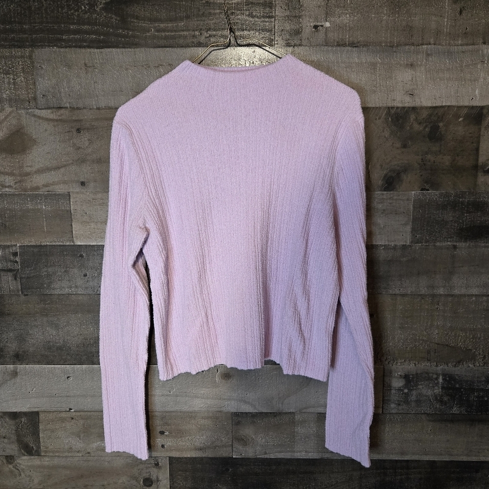 Old Navy Lavender Ribbed Crew Neck Sweater